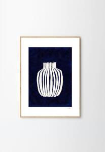 Autorský plagát Blue Vase by Ana Frois 30 x 40 cm