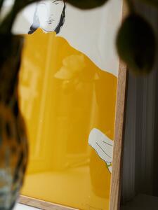 Autorský plagát Yellow Dress by Rosie McGuinness 50x70 cm