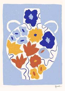 Autorský plagát Flower Pot by Frankie Penwill 40 x 50 cm