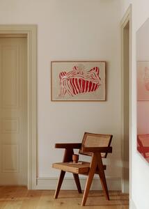Autorský plakát Red Chair by Sofia Lind 50 x 70 cm
