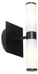 Inteligentné nástenné svietidlo do kúpeľne čierne IP44 2-svetlá vrátane Zigbee G9 - Bath