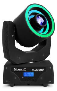 Beamz Illusion 2, 30 W, LED biele, 3v1 SMD RGB LED kruh, DMX režim alebo samostatný režim , čierna