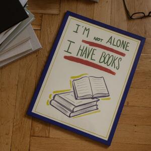 Autorský mini plagát I Have Books by Marta Leyva A5