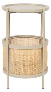 Okrúhly odkladací stolík ø 30 cm Makoto – White Label