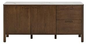 Hnedá komoda v dekore duba 160x75x40 cm Southampton – Actona