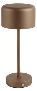 Moderná stolová lampa hnedá nabíjateľná - Poppi
