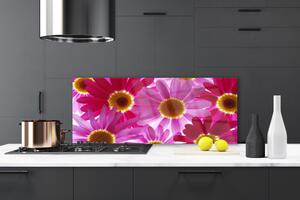 Nástenný panel  Kvety 125x50 cm