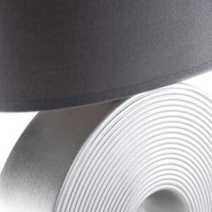 Klassieke tafellamp grijs met staal - Ollo