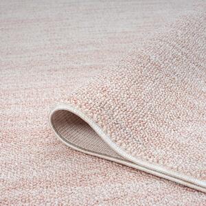 Dekorstudio Vintage okrúhly koberec CLASICO 0052 - ružový Priemer koberca: 200cm