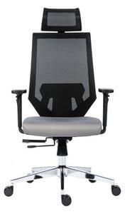 Kancelárska stolička EDGE šedá Antares - 2 kusy