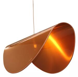 Dizajn luster do obývačky Copper Wave