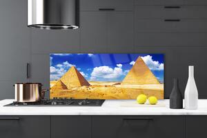 Nástenný panel  Púšť piramida krajina 125x50 cm