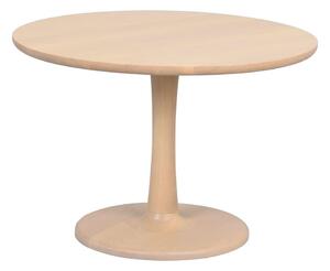 Okrúhly konferenčný stolík v dekore duba v prírodnej farbe 60x60 cm Hobart – Rowico