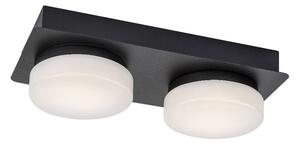 RABALUX 75002 Attichus stropné svietidlo LED 11W/1200lm 4000K IP44 matná čierna, biela