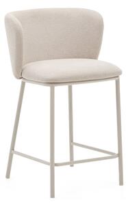 Béžová barová stolička (výška sedadla 65 cm) Ciselia – Kave Home
