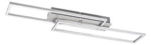 RABALUX 71012 Demetrius stropné svietidlo LED 40W/2850lm 4000K strieborná, kartáčovaný hliník, biela