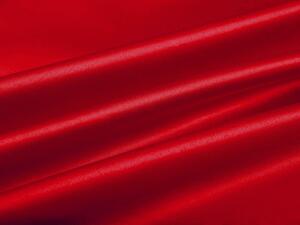 Biante Saténový oválny obrus polyesterový Satén LUX-013 Červený 100x140 cm