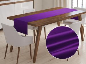 Biante Saténový behúň na stôl polyesterový Satén LUX-015 Žiarivo fialový 20x120 cm