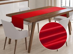 Biante Saténový behúň na stôl polyesterový Satén LUX-013 Červený 35x160 cm