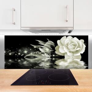 Nástenný panel  Ruže kvet 125x50 cm