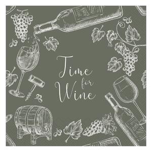 Papierové servítky Time for Wine - 20 ks