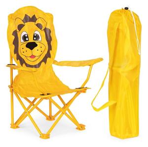 Detská kempingová stolička s Levíkom ModernHome Žltá