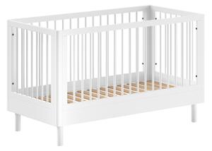 Biela postieľka z bukového dreva 70x140 cm Forrest – Vipack