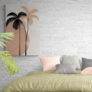 Obraz abstraktné botanické tvary palmy