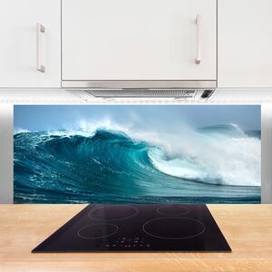 Nástenný panel  Vlny krajina 125x50 cm