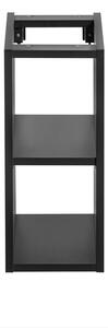 Kúpeľňová skrinka s doskou SANTA FE Black D180/1 | 180 cm