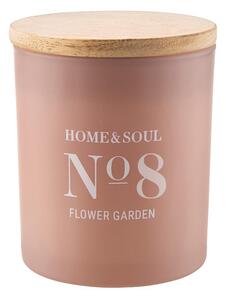 HOME & SOUL Vonná sviečka so sójovým voskom No. 8 Flower Garden