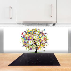 Nástenný panel  Strom umenie 125x50 cm