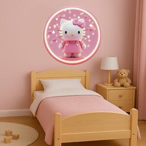Drevený obraz s UV potlačou - Hello Kitty