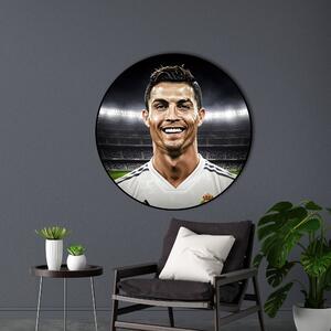 Drevený obraz s UV potlačou - Cristiano Ronaldo - portrét