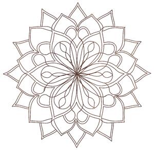 Drevený obraz na stenu - Mandala Sila Rovnováhy