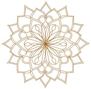 Drevený obraz na stenu - Mandala Sila Rovnováhy