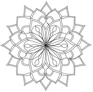 Drevený obraz na stenu - Mandala Sila Rovnováhy