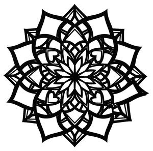 Drevený obraz na stenu - Mandala Vnútorný Vesmír