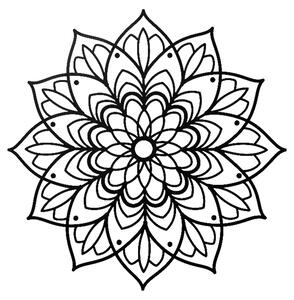 Drevený obraz na stenu - Mandala Harmónie