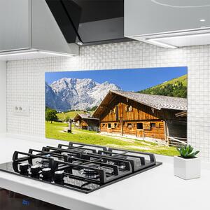 Nástenný panel  Dom hora krajina 120x60 cm