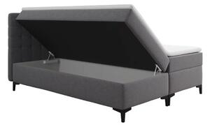 Americká posteľ s úložným priestorom DAJANA - 120x200, šedá