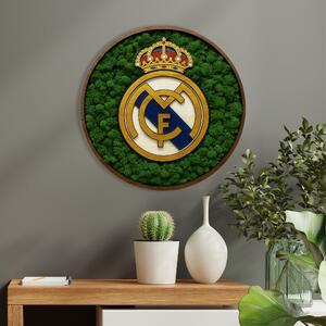 Machový drevený obraz - Real Madrid - White Reign