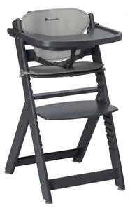 Timba stolička rastúca Graphite s podložkou
