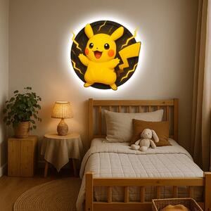 Svietiaci obraz - Bleskový kamarát - Pikachu - Nočná lampa