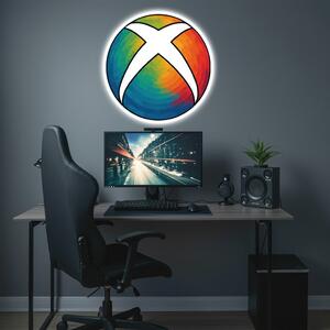 Svietiaci obraz - Xbox logo - Nočná lampa