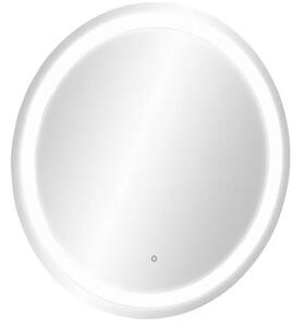 German Okrúhle zrkadlo LED / dotykový senzor / Ø 83 cm / 26,5 W / studená biela