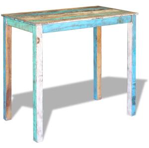 Barový stôl, recyklovaný masív 115x60x107 cm