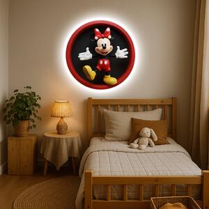Svietiaci obraz - Minnie Mouse - Nočná lampa