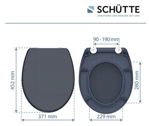 Schütte WC sedadlo z duroplastu (antracitová) (100335933)
