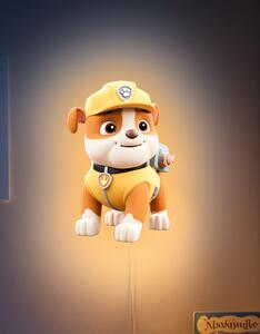 Svietiaci obraz - Rubble - Paw Patrol - Nočná lampa